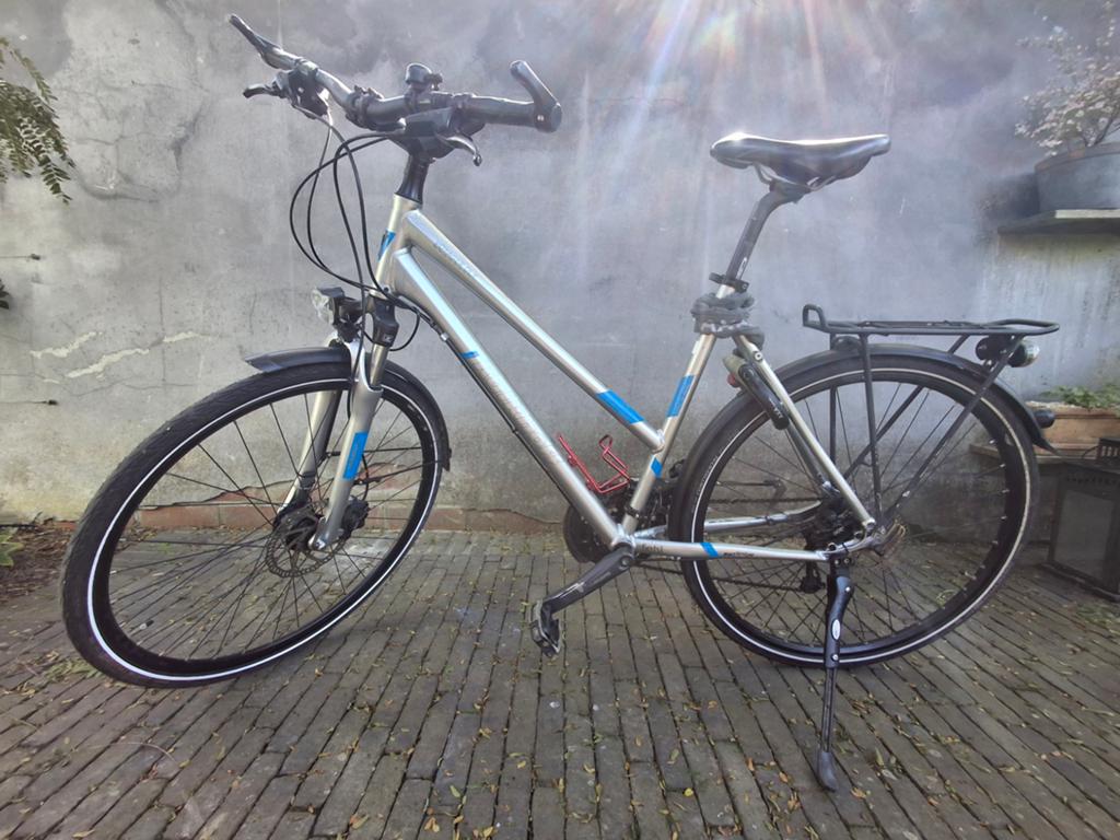 Vakantiefiets Kalkhoff Voyager, Fietsen en Brommers, 28 inch, 56 cm of meer, Zo goed als nieuw, Meer dan 20 versnellingen