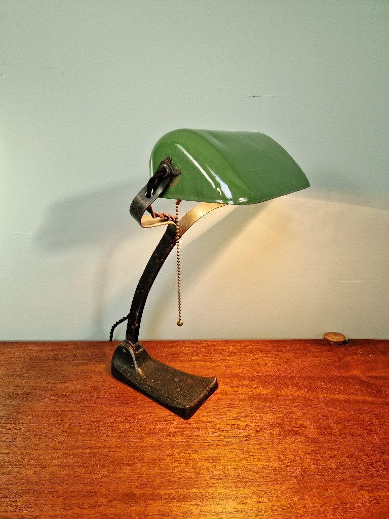 Lampe de Banquier, Schaco, Allemagne, 1920-30, Enlèvement ou Envoi