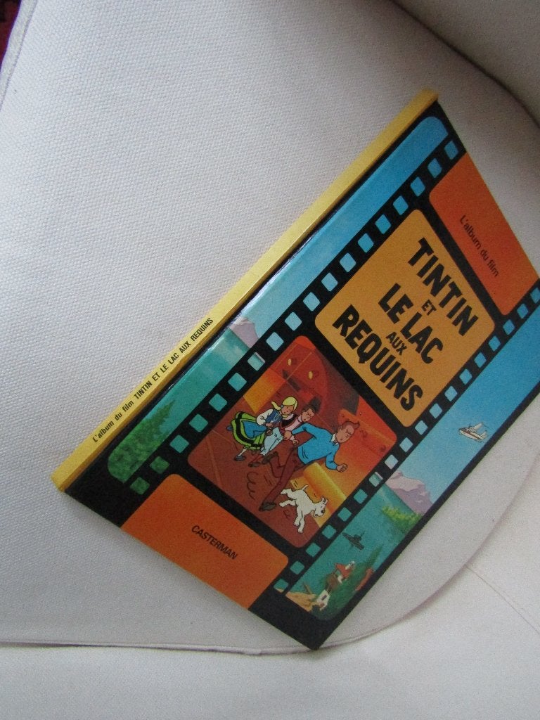 Ancien Tintin et le Lac aux Requin, V.O. 1993, Enlèvement ou Envoi, Une BD, Utilisé, Hergé