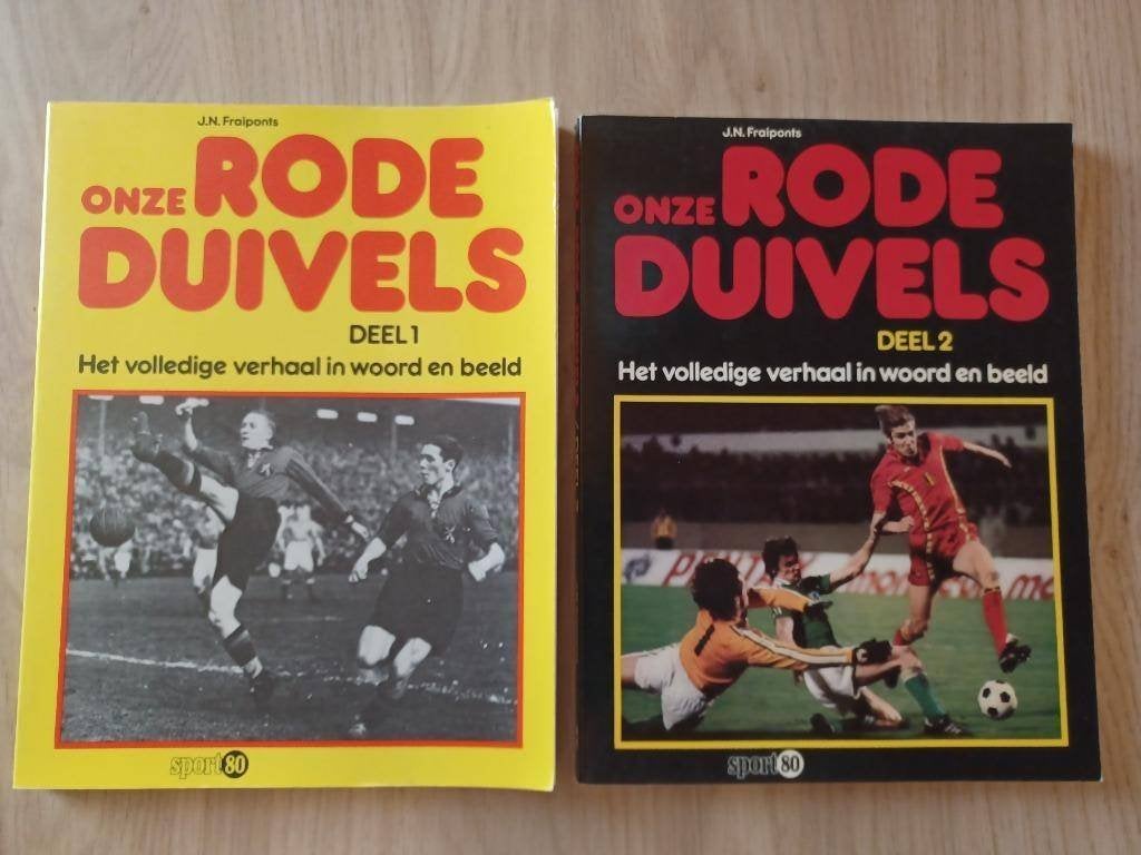 Onze Rode Duivels - deel 1 en 2, Enlèvement ou Envoi, Comme neuf, J.N. Fraiponts, Sport de ballon