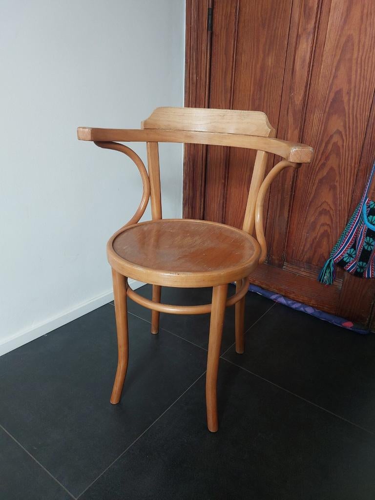 Lot de 4 chaise style bistrot en bois