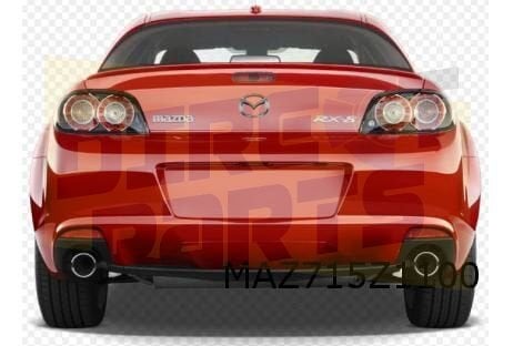 Mazda RX8 (11/03-4/11) achterbumper (te spuiten) Origineel!, -, Verzenden, -, Nieuw