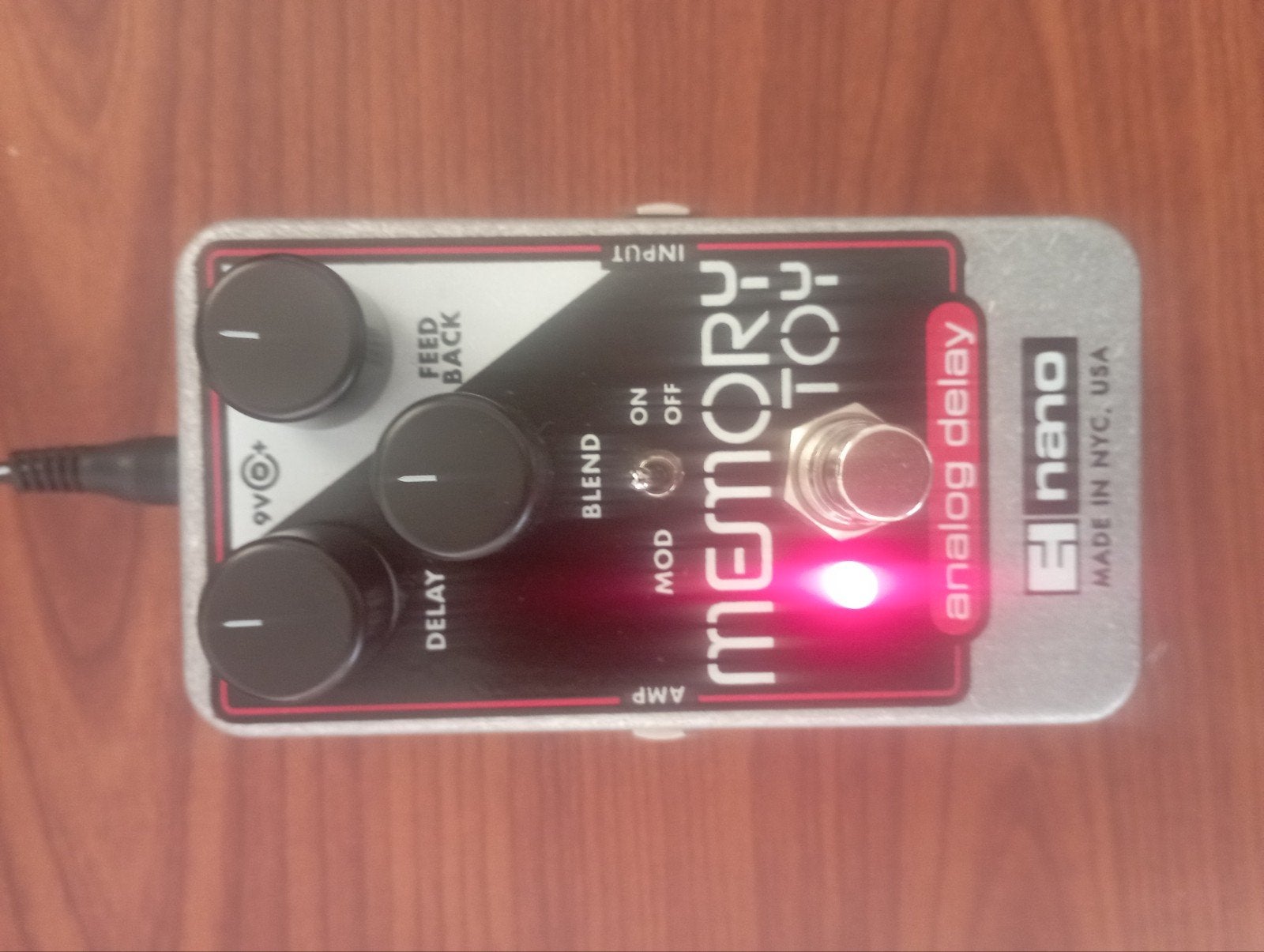 Pédale Delay Memory Toy, Enlèvement