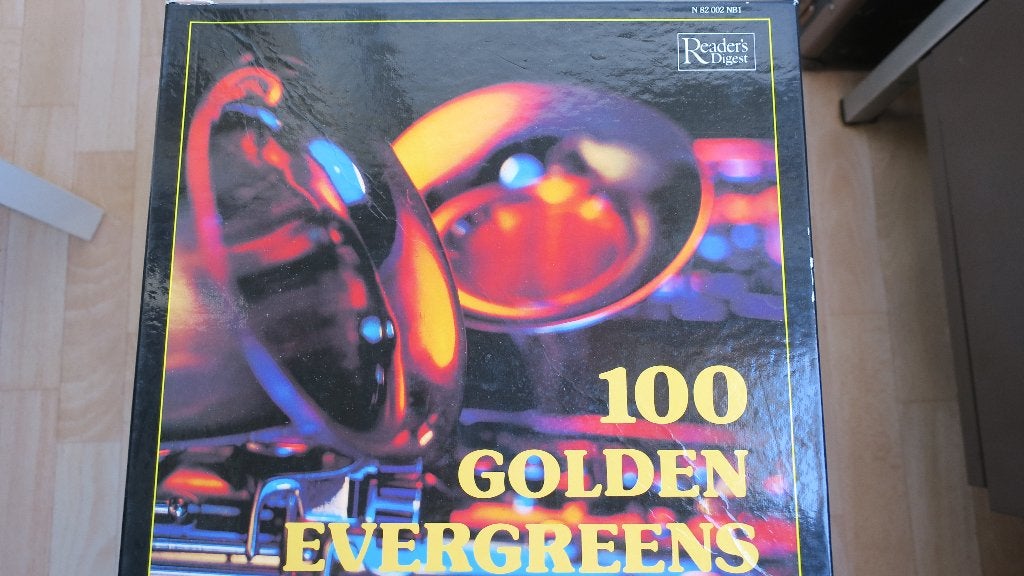 Boîte de 100 conifères dorés, 8 disques vinyles, Enlèvement ou Envoi, Pop