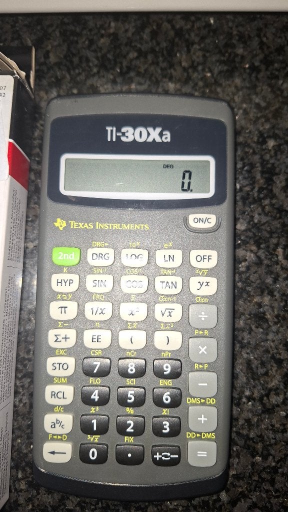 Calculatrice Texas Instruments Ti-30Xa, Enlèvement ou Envoi, Comme neuf