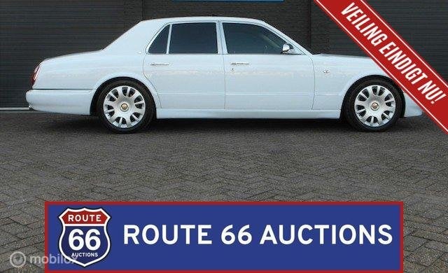 Bentley Arnage R Mulliner | 2004 | Route 66 Auctions, Auto's, Gebruikt, Zwart, Bedrijf, Handgeschakeld