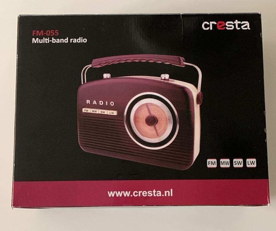 Retro  FM radio van het merk CRESTA, Ophalen, Audio en Video