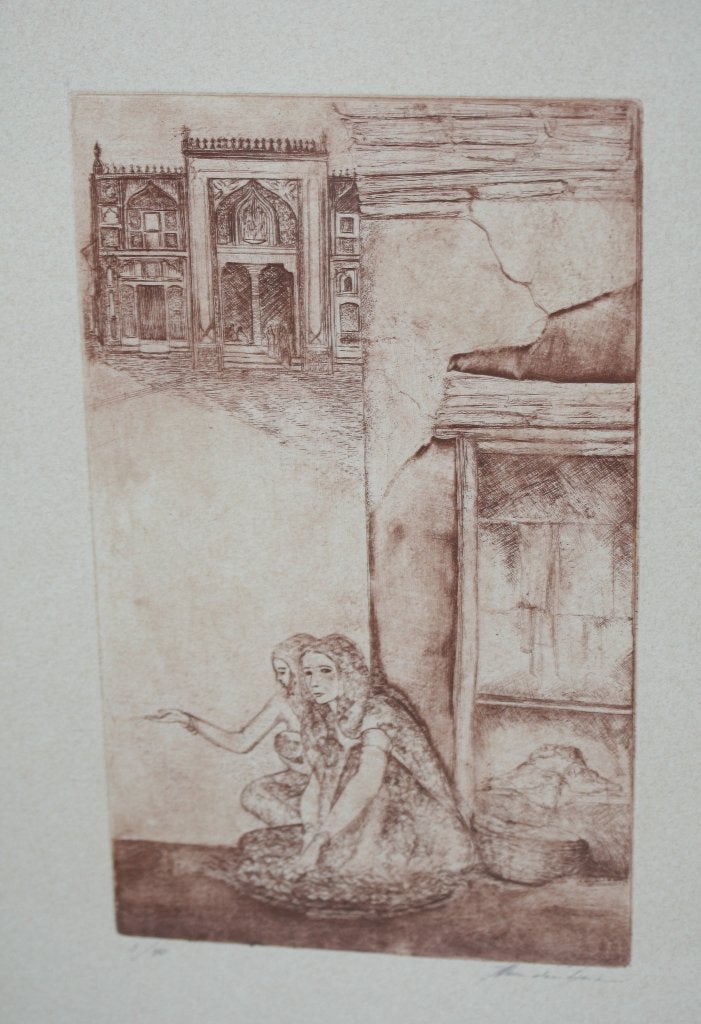 Van den Doch - Ets gesigneerd, Antiek en Kunst, Ophalen of Verzenden, Ets, Gesigneerd