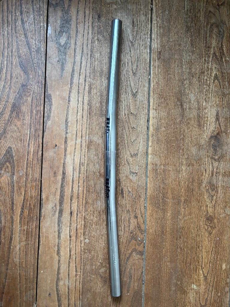 Cintre de vélo relevé en aluminium argenté, Enlèvement, Utilisé, Guidon, Aluminium