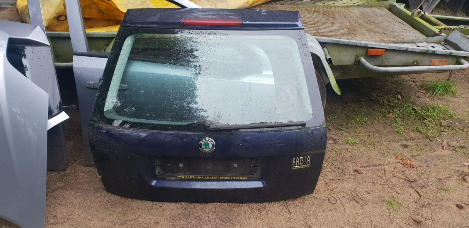 SKODA FABIA ACHTERKLEP BJ 2001 2006, Arrière, -, Haillon arrière, Utilisé