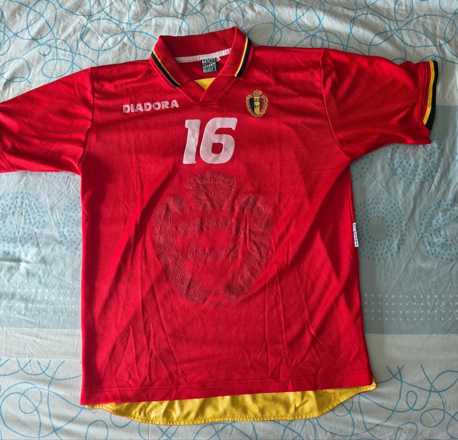 Match issued shirt Rode Duivels 1997, Sport en Fitness, Ophalen of Verzenden, Shirt