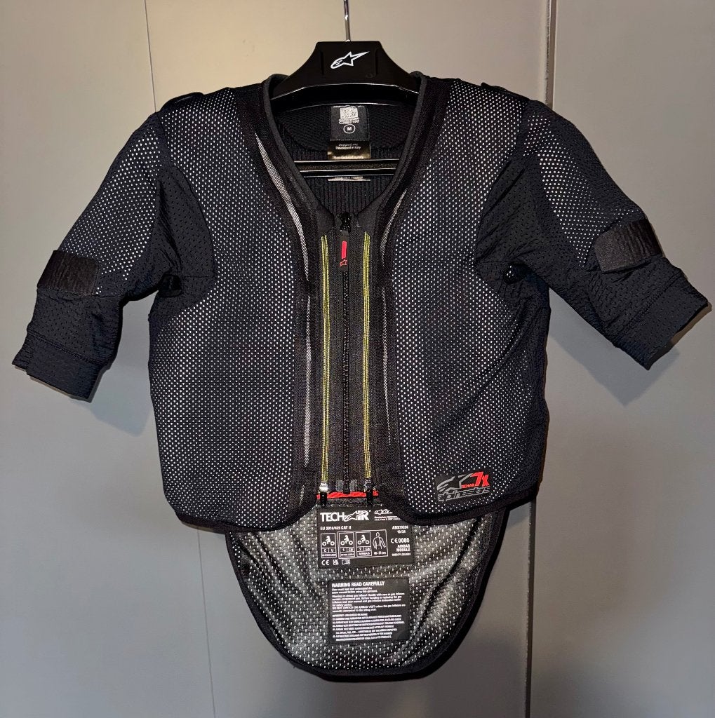 Alpinestars Tech-air 7x airbag M, Motos, Seconde main, Autres types, Enlèvement, Alpinestars