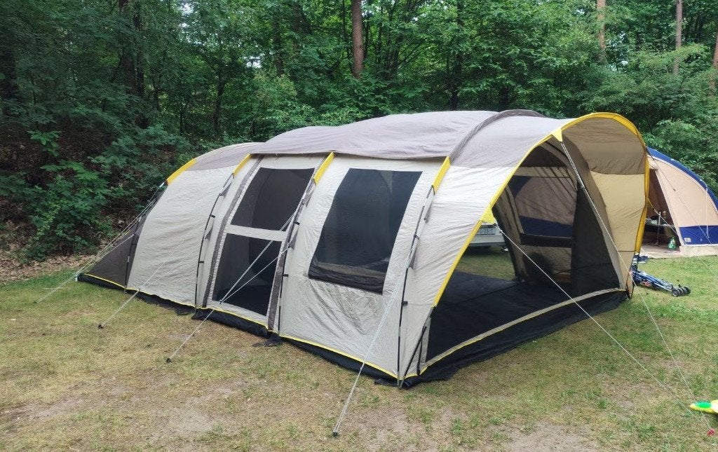 Tent Quechua 6 personen T6.2 XL zeer goede staat, Caravans en Kamperen, Ophalen, Gebruikt, Tot en met 6