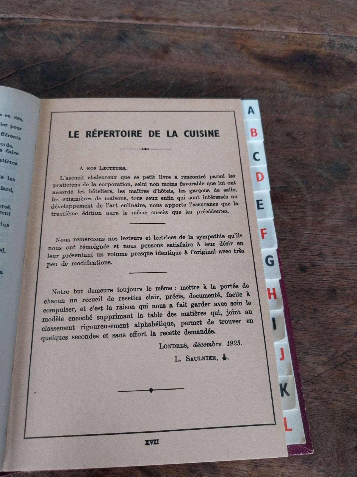 Le repertoire de la cuisine, Enlèvement ou Envoi, Comme neuf, Gringoire et Saulnier