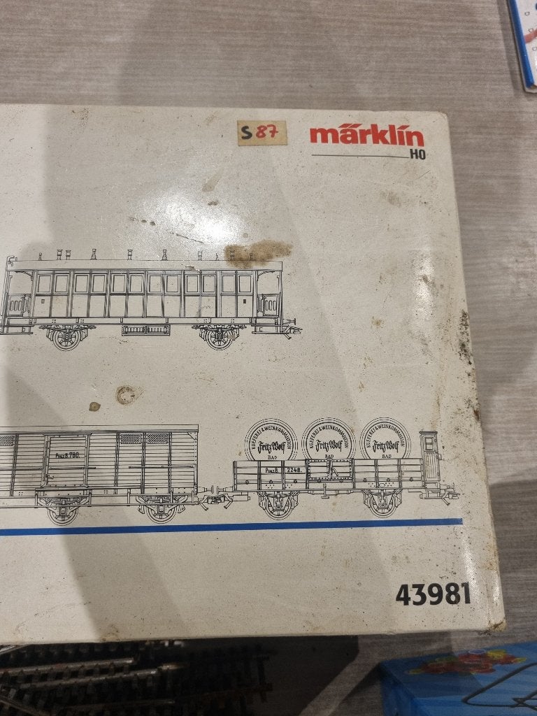 Treinset, Comme neuf, Enlèvement, Set de Trains, Courant continu ou Courant alternatif