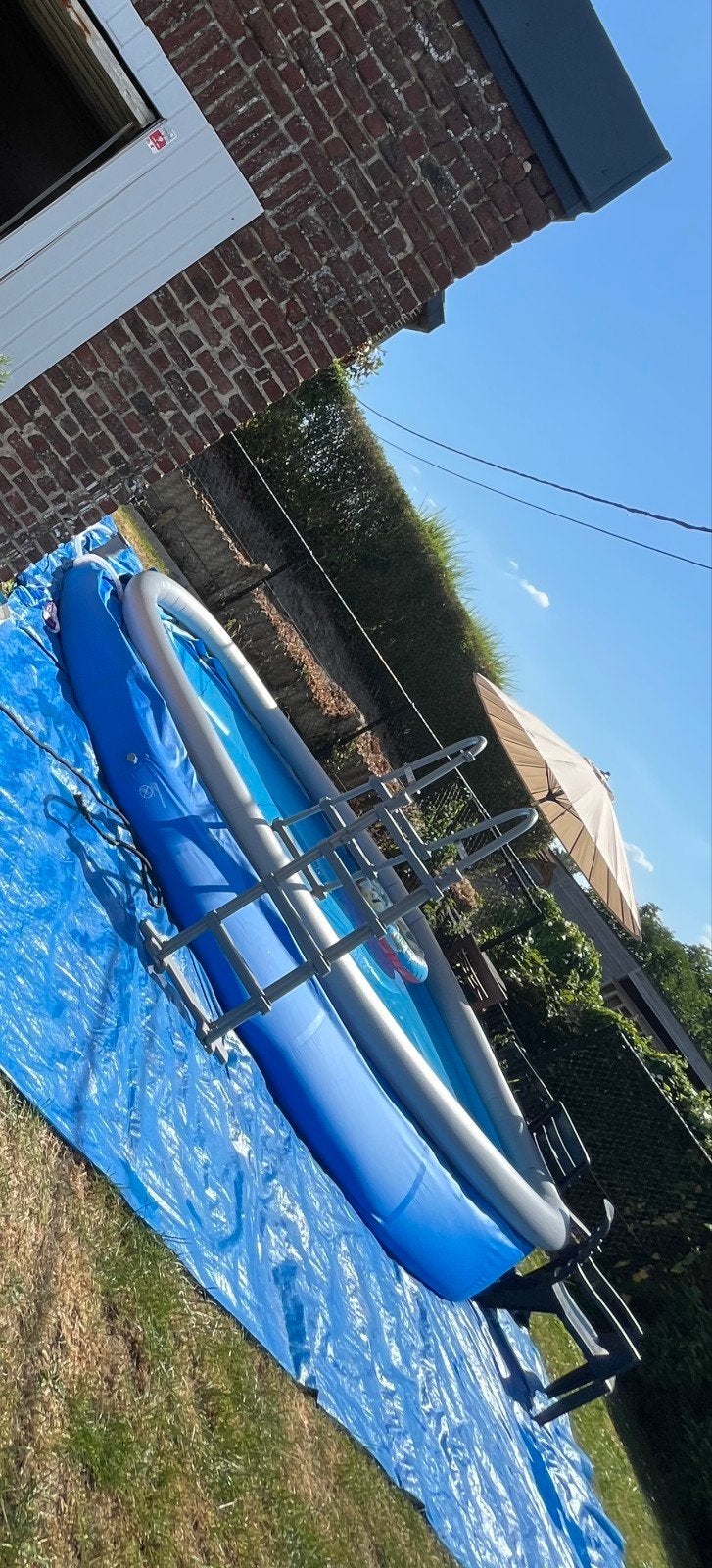 Bestway  457 x 122 cm  zwembad 1 zomer gebruikt, Rond, 300 cm of meer, Zo goed als nieuw, Ophalen