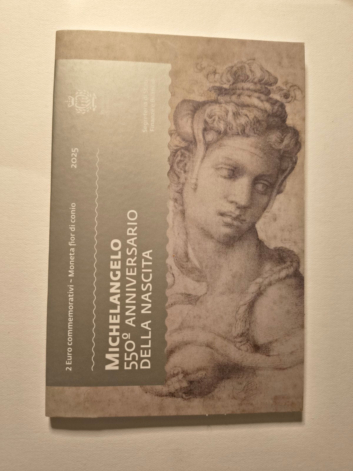 San Marino 2 euro 2025 "Michelangelo", Timbres & Monnaies, Monnaies | Europe | Monnaies euro, Enlèvement ou Envoi, Saint-Marin