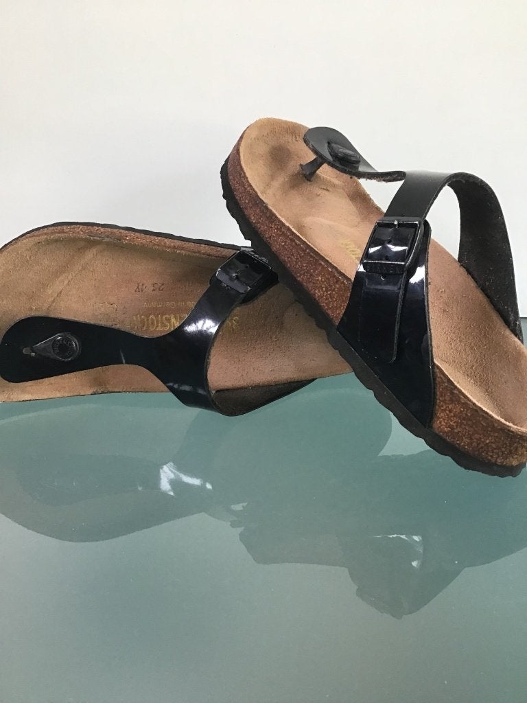 Birkenstock 39 Gizeh noir | chaussons | Livraison gratuite, Comme neuf, Envoi, Birkenstock, Sandales de bain