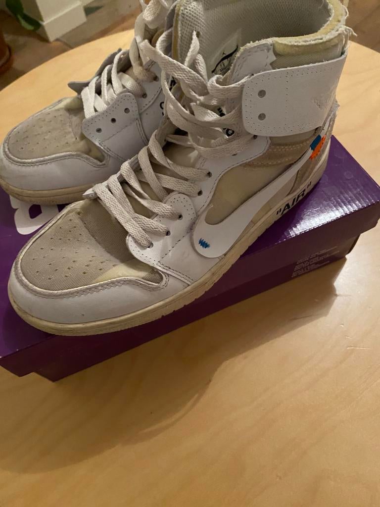 Jordan 1 off white, Enlèvement, Utilisé, Chaussures
