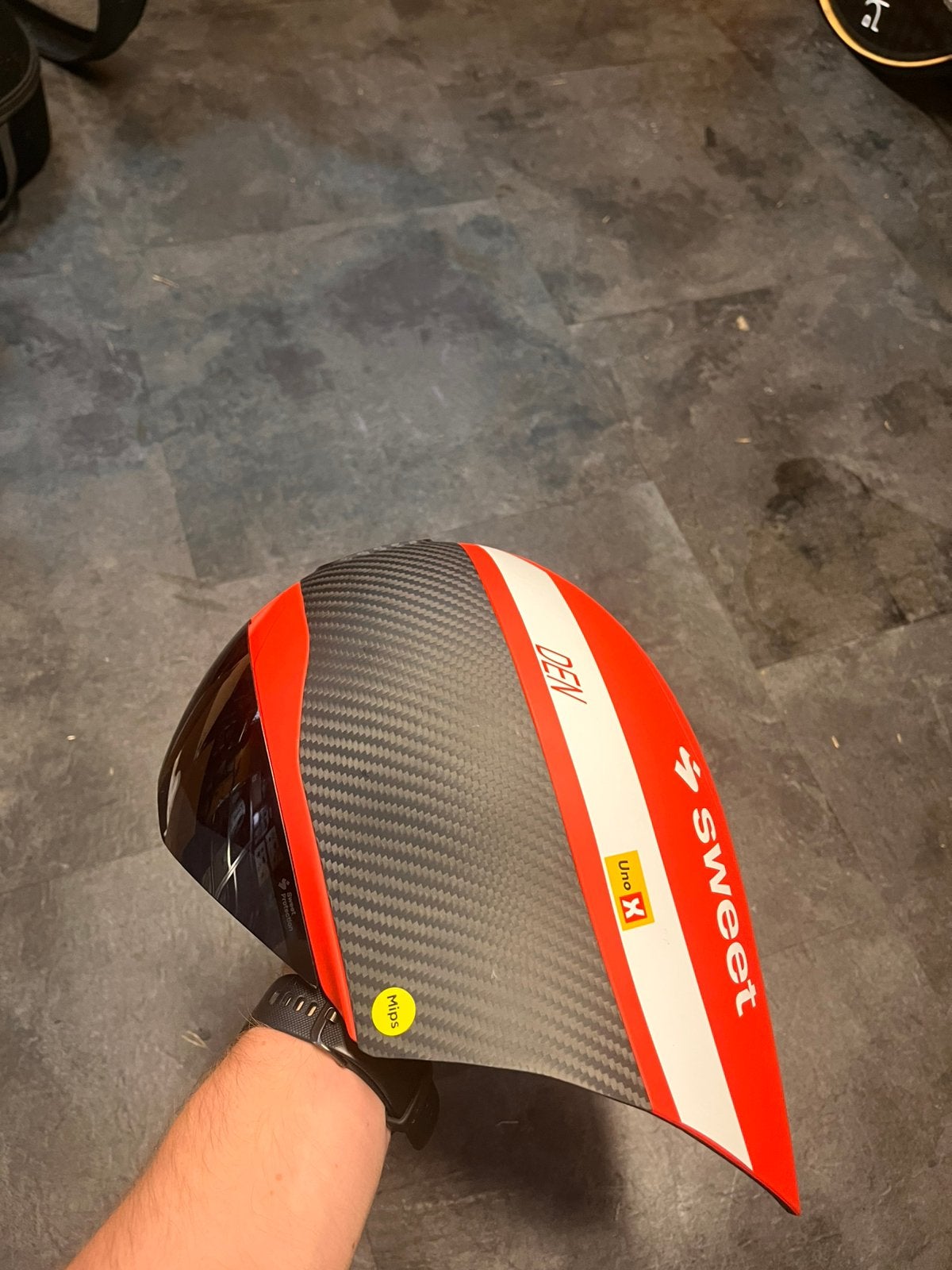 Sweet Protection Redeemer 2vi – Uno-X  (S/M 53-56 cm), Ophalen, Zo goed als nieuw