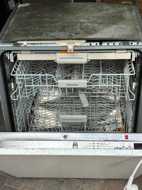 Miele inbouw afwasmachine, Elektronische apparatuur, Ophalen, Gebruikt, Minder dan 85 cm, Inbouw