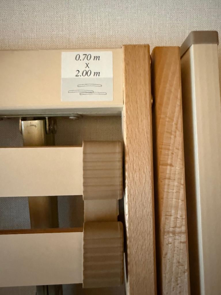 Lattenbodem, Ophalen, Gebruikt, 70 cm of minder, Bedbodem