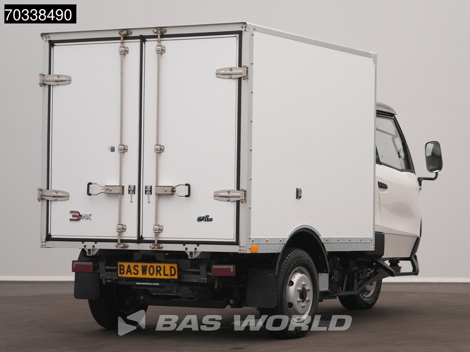 3MX E-li20 Elektrisch 155KM Actieradius Driewieler Bakwagen, Auto's, 1277 kg, Lederen bekleding, Wit, Leder