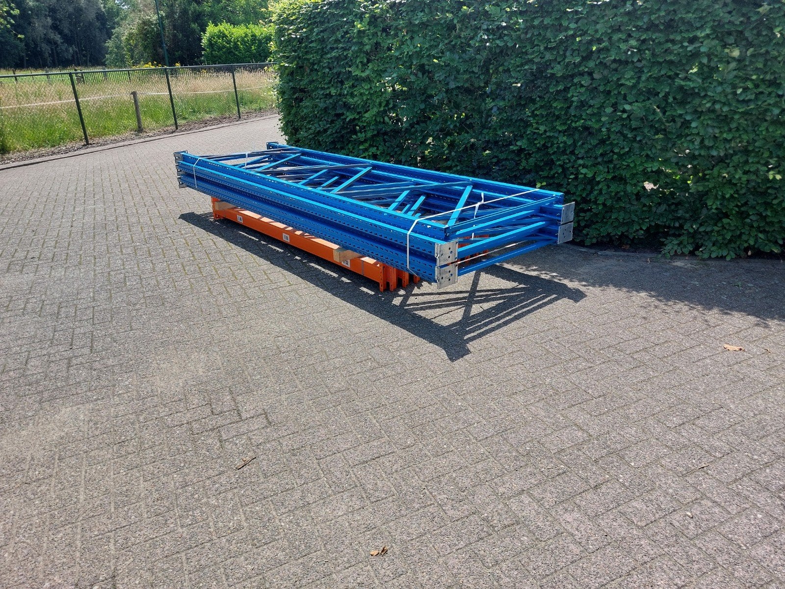 11,5 meter magazijnstelling  palletstelling  stelling, Ophalen