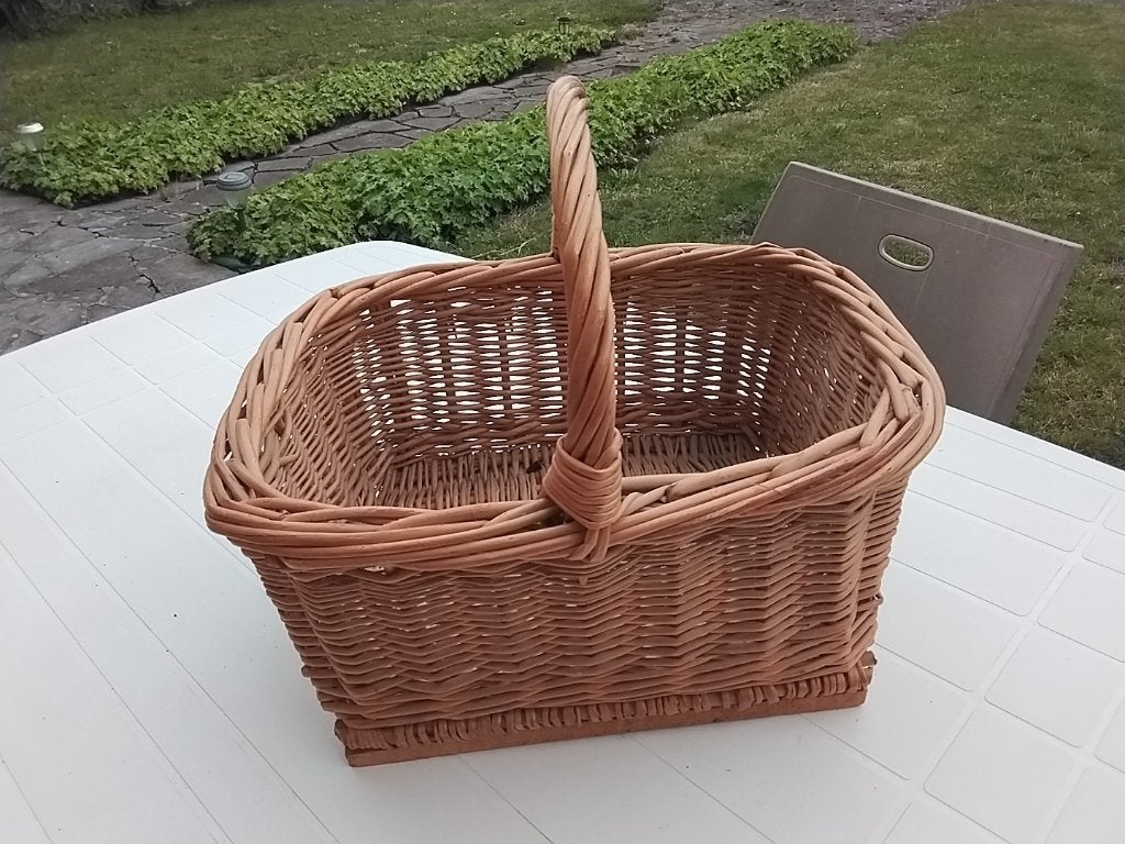 Panier osier, Enlèvement ou Envoi, Osier, Rectangulaire, Panier