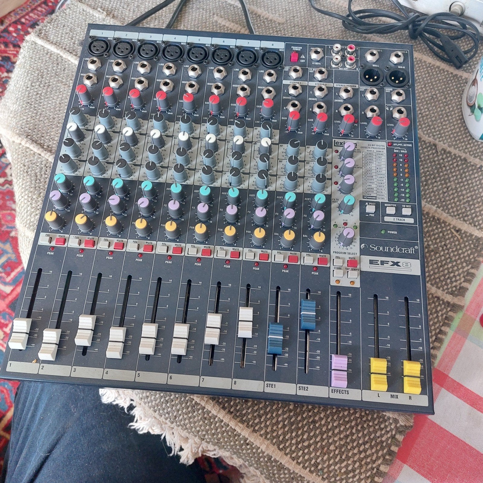 analog mengpaneel soundcraft efx8, Ophalen