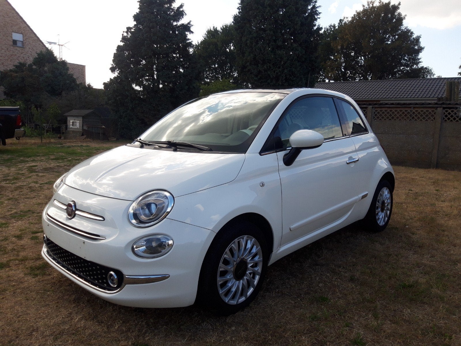 Fiat 500 Lounge 1.2 Benzine, Autos, Achat, Euro 6, Particulier, Tissu