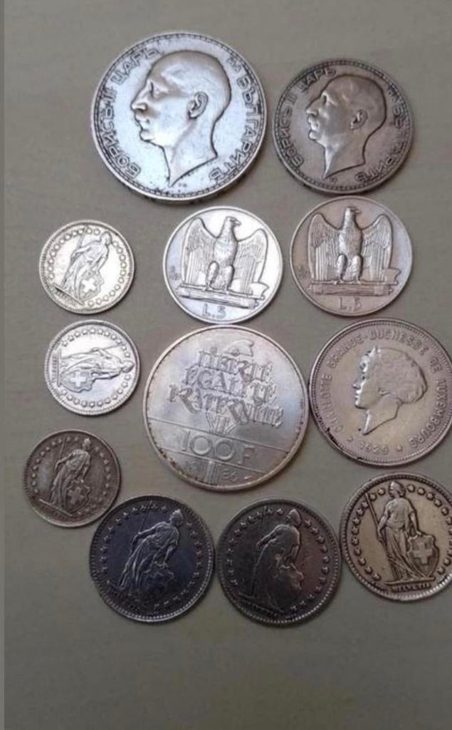 Lot de pièces en argent, Enlèvement ou Envoi, Monnaie en vrac, Argent