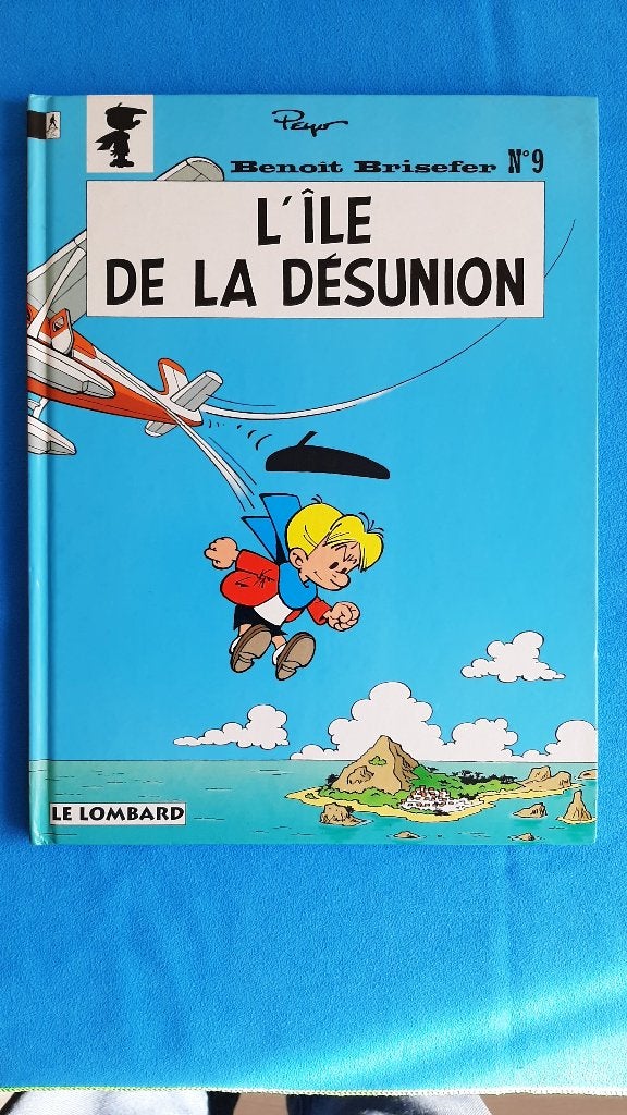 BD Benoît Brisefer T 9 - L'Île de la désunion - EO 1995, Peyo, Enlèvement ou Envoi, Une BD, Comme neuf
