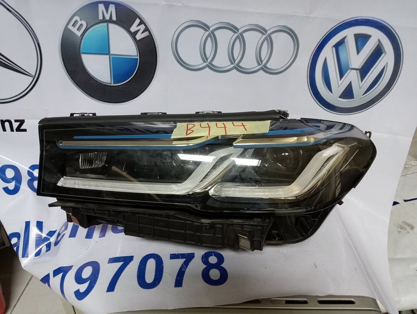 Koplamp BMW 5 Serie G30 G31 LCI LASER LED Links 9850587-06, -, Utilisé, -, Enlèvement ou Envoi