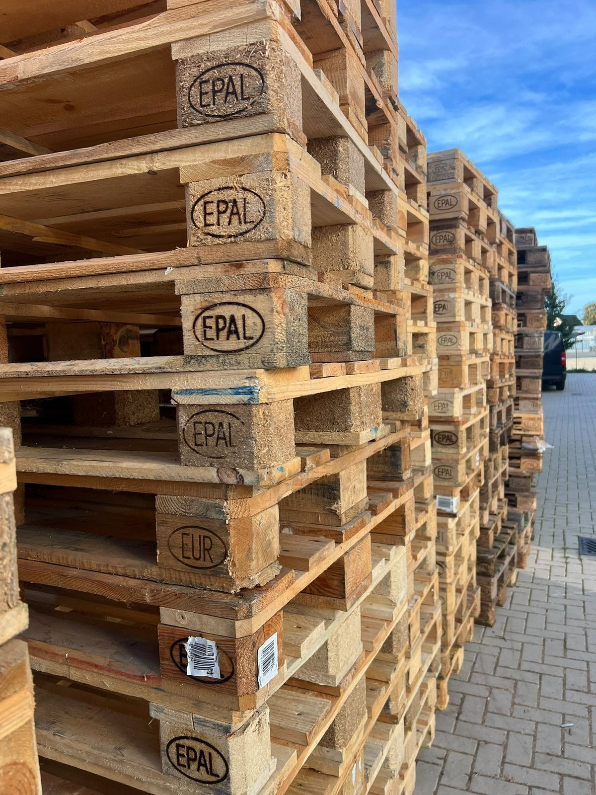 Europallets te koop, Bricolage & Construction, Enlèvement, Comme neuf