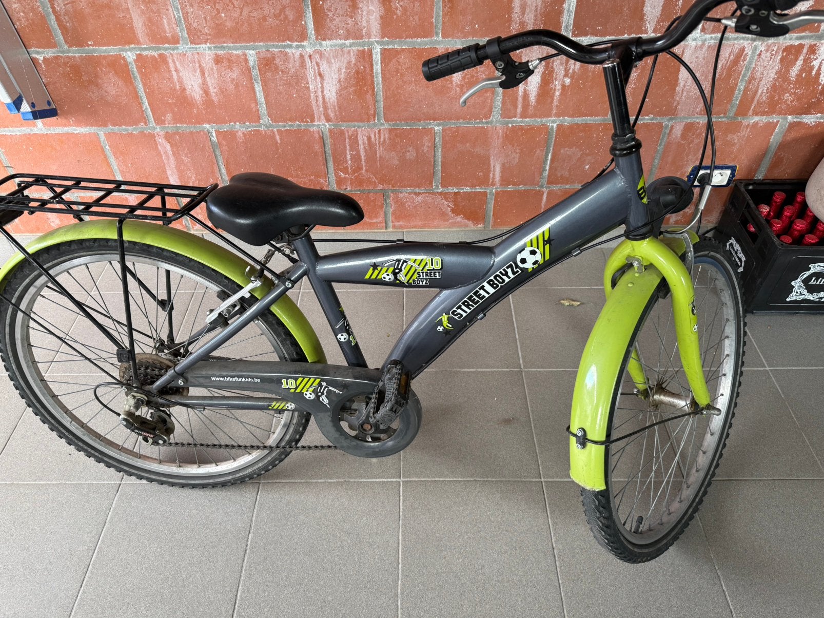 Kinderfiets, Fietsen en Brommers, Ophalen, Velgrem, Versnellingen, Gebruikt