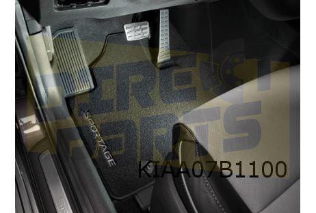 Kia Sportage (QL) Mattenset (4x) velours tekst "Sportage" Or, Kia, -, Verzenden, -