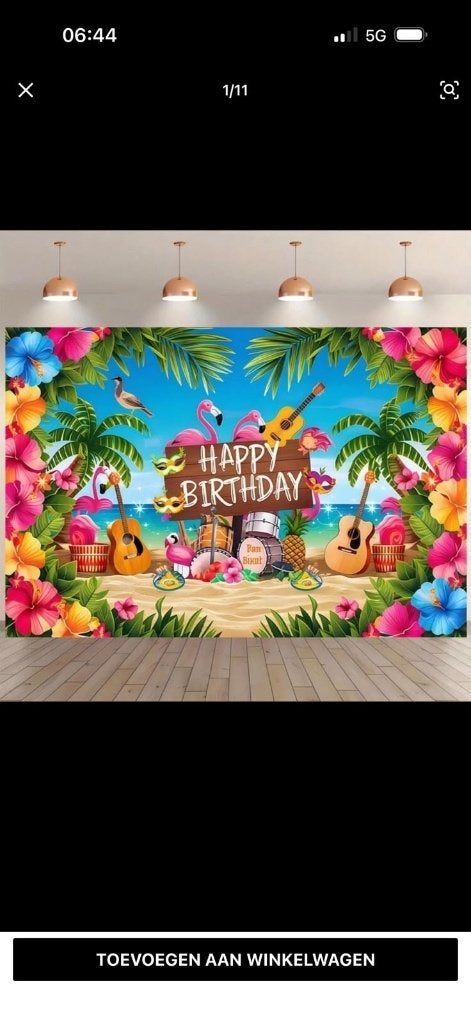 Decoratie aloha feest, Hobby en Vrije tijd, Feestartikelen, Ophalen, Zo goed als nieuw, Versiering