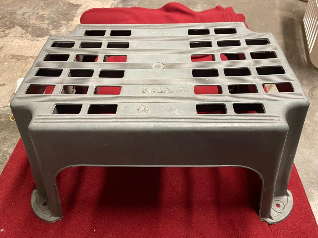 opstapje kunststof caravan, Ophalen of Verzenden, Gebruikt