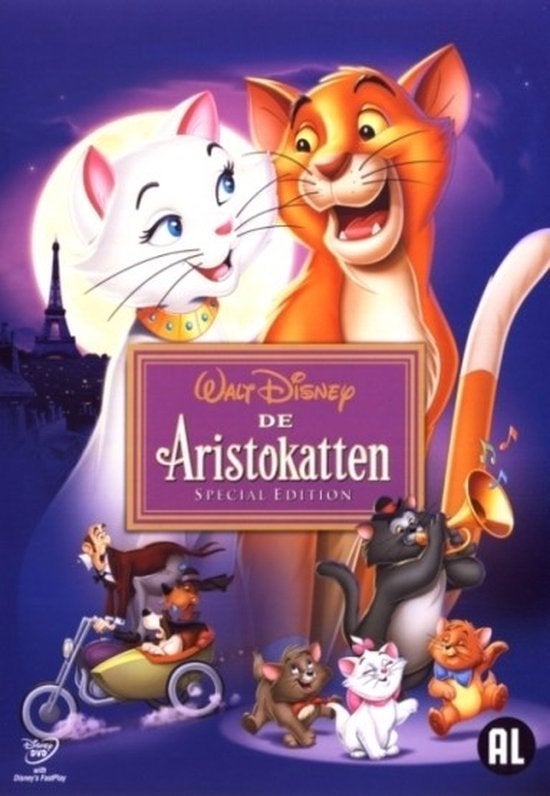 Disney dvd- De aristokatten, Cd's en Dvd's, Ophalen of Verzenden, Bonusmateriaal