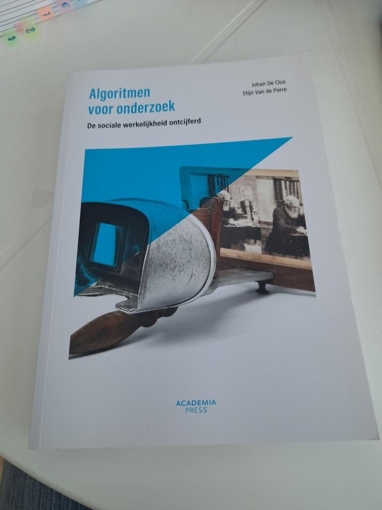 Algoritmen voor onderzoek, Ophalen of Verzenden, Nederlands, Johan De Clus; Stijn Van de Perre