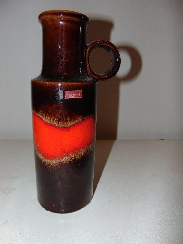 Retro West Germany vaas 28 cm, Ophalen of Verzenden, Huis en Inrichting