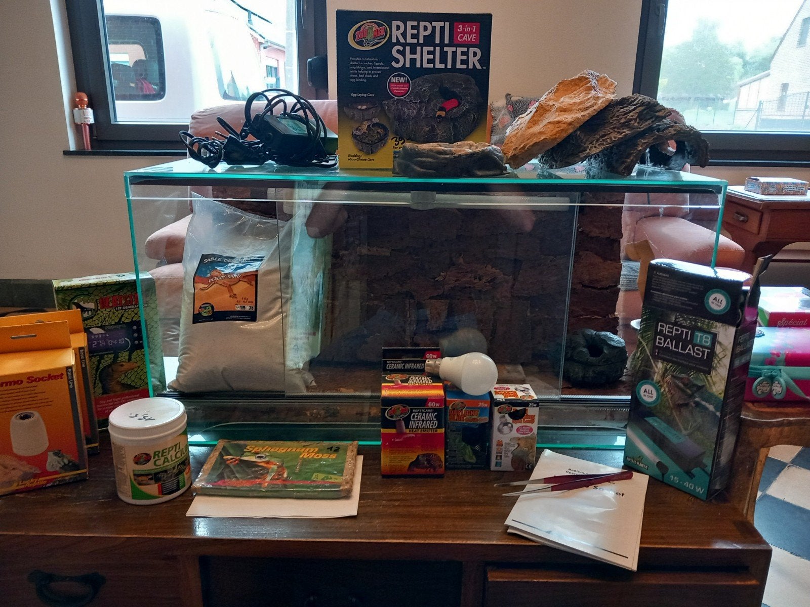 terrarium complet, Animaux & Accessoires, Enlèvement, Utilisé, Terrarium ou Paludarium