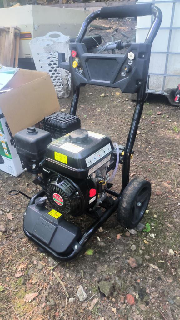 Hogedrukreiniger benzine, Tuin en Terras, Grasmaaiers, Ophalen