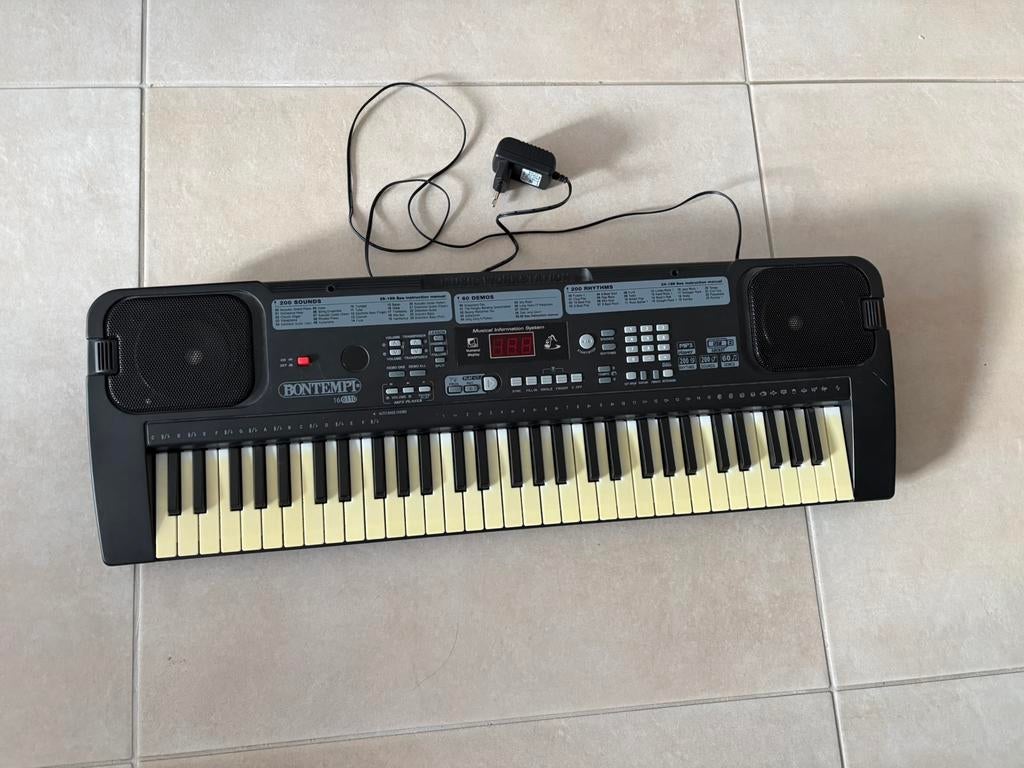 Bontempi elektrisch keyboard (61 toetsen), Muziek en Instrumenten, Midi-aansluiting, Ophalen, Overige merken, 61 toetsen