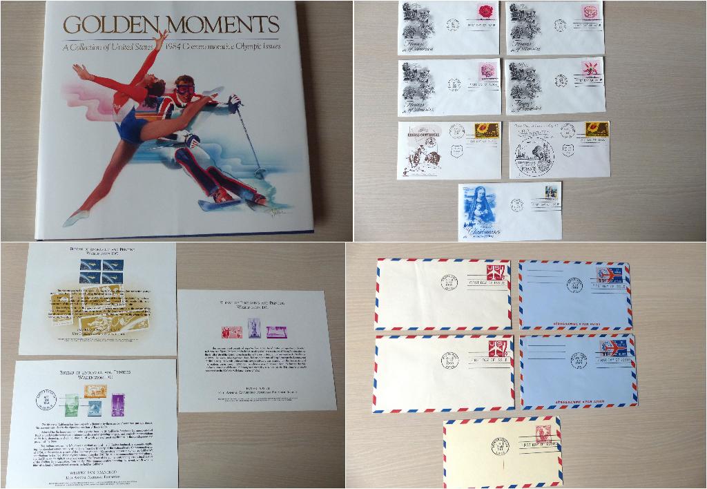 USA 7 First day of issue (FDC) - Airmail - Boek, Ophalen of Verzenden