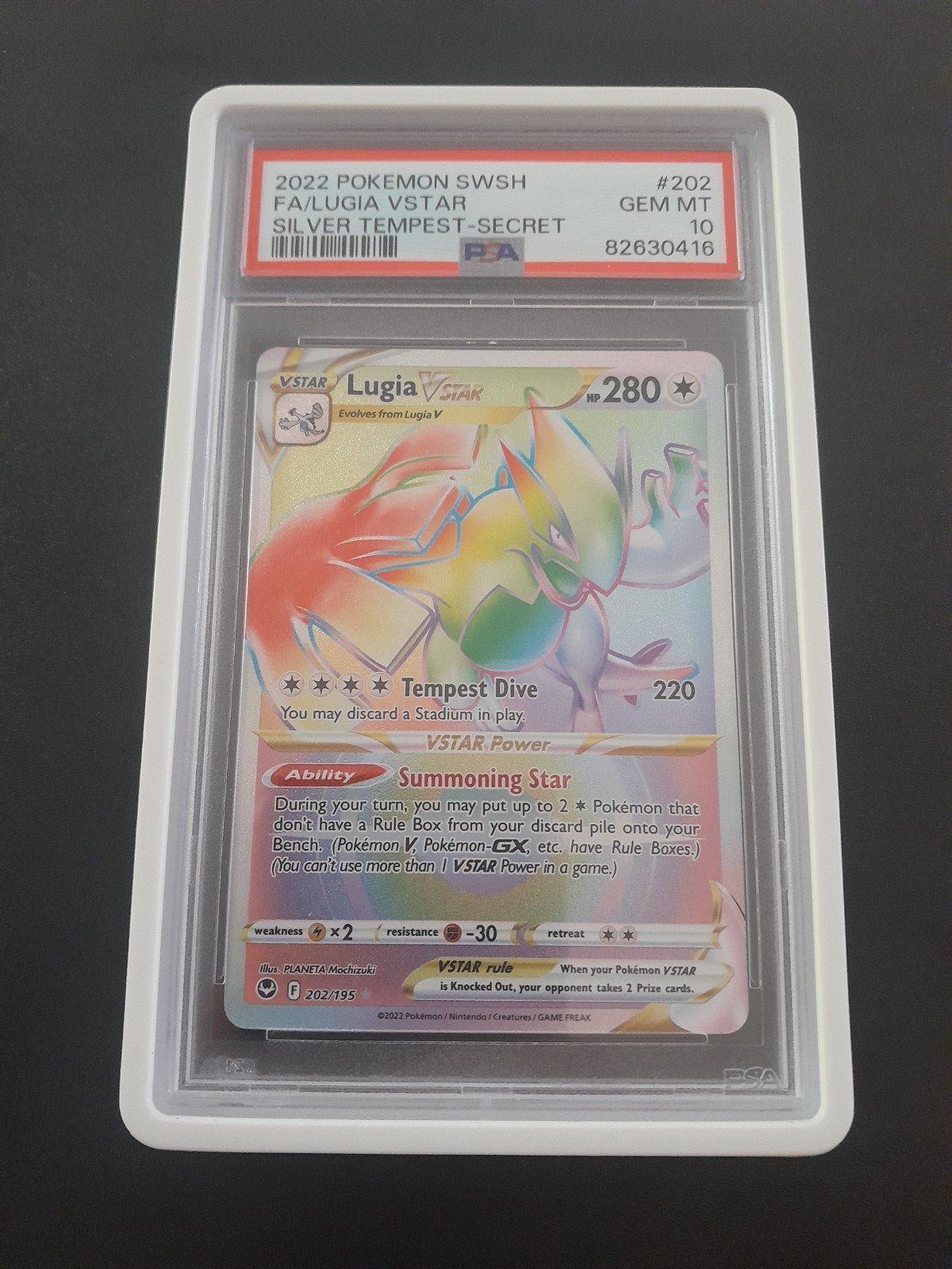psa 10 Lugia, Enlèvement ou Envoi