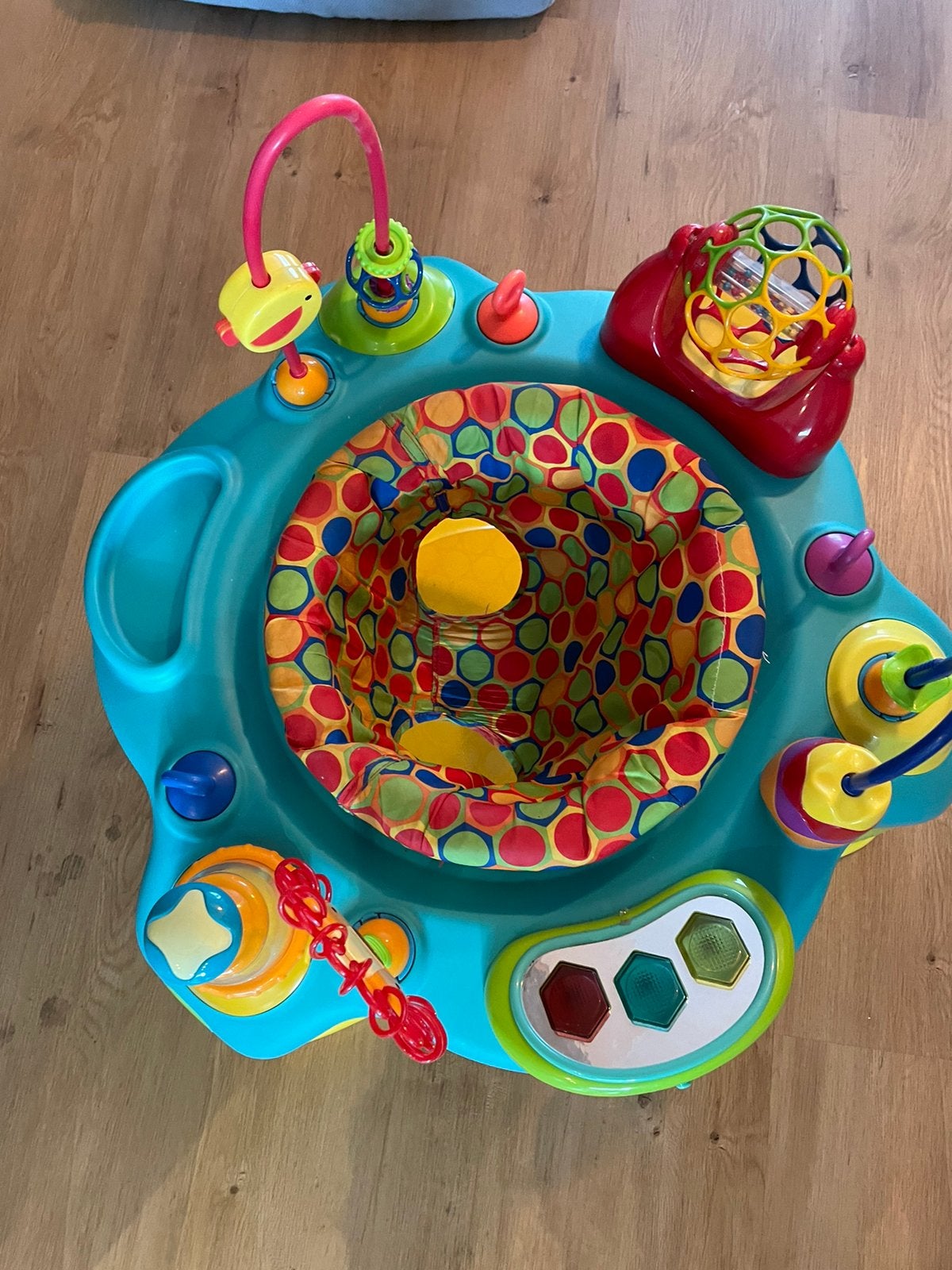 Jumper/springstoeltje voor +/- 1-jarigen, Ophalen, Zo goed als nieuw, Overige typen, Met geluid