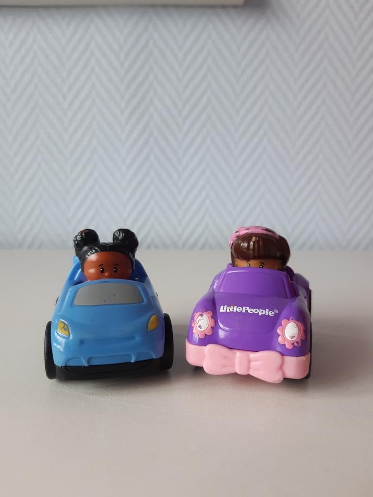 Tof setje little people wagentjes, Ophalen