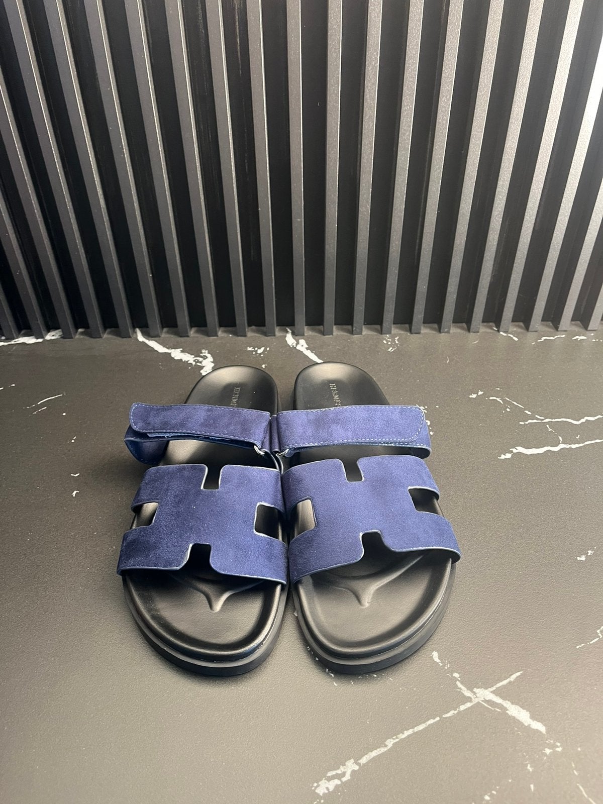 Hermès Chypre Sandal, Sandalen, Blauw, Nieuw, Ophalen of Verzenden